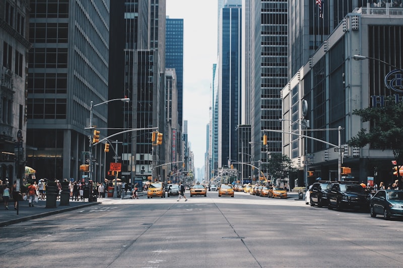 American city street